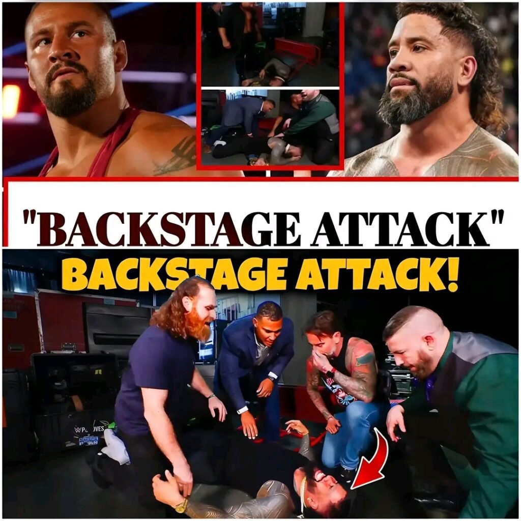 BREAKING NEWS‼️ BRON BREAKKER’S RUTHLESS BACKSTAGE ATTACK ON JEY USO: TENSIONS EXPLODES AT ON RAW