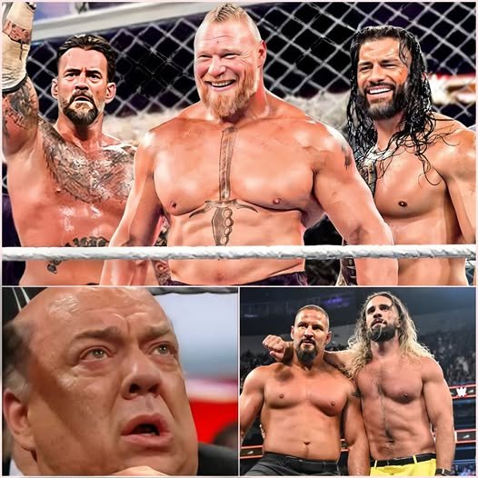 Breaking news: WWE is shocked by the news that BROCK LESNAR is back and joining CM Punk and Roman Reigns to get revenge on Paul Heyman