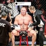 This is what Brock Lesnar looked like sitting on the bench during his UFC days
