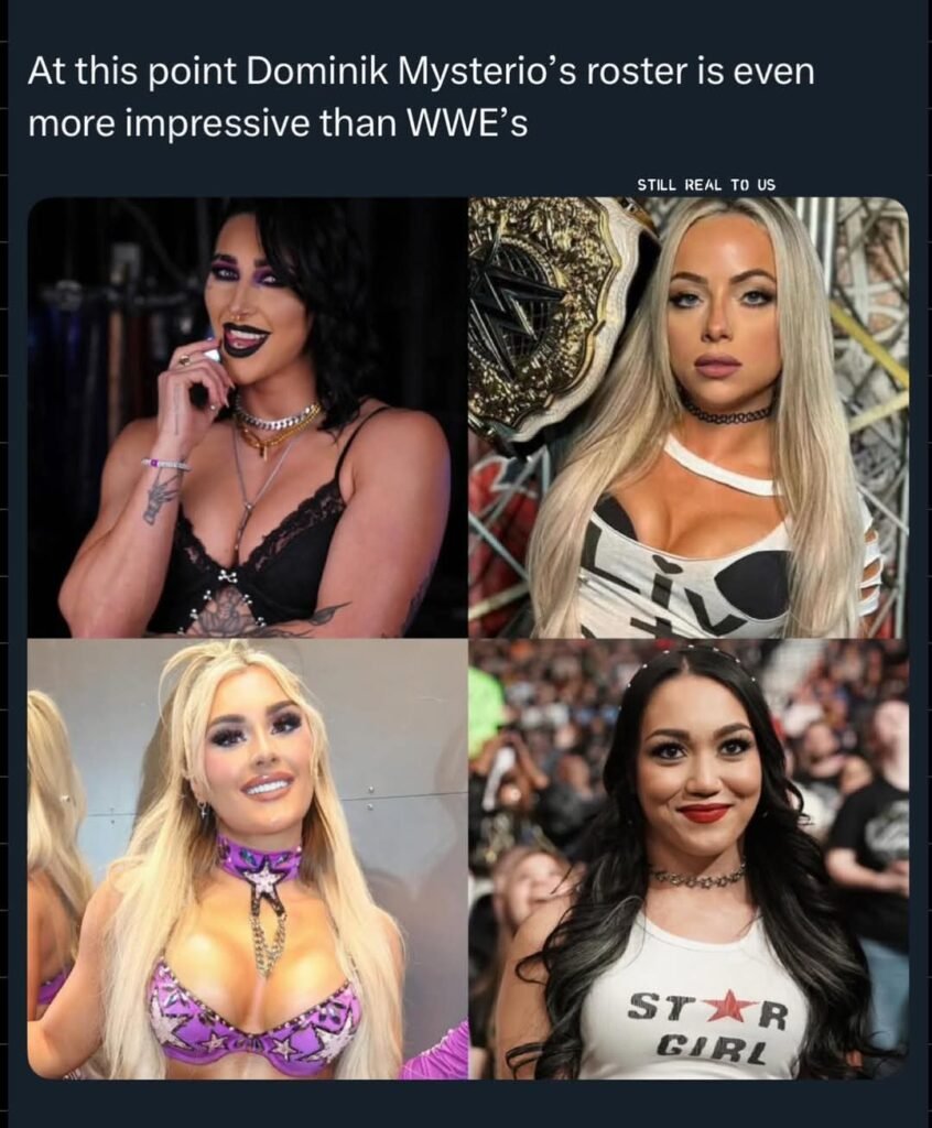 At this Point Dominik Mysterio’s roster is even more impressive then WWE’s