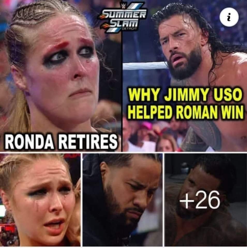 Jimmy Uso Helps Roman Reigns at SummerSlam 2025 & Ronda Rousey Retires from WWE
