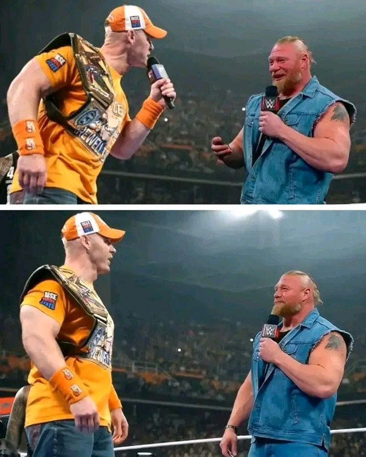 WWE Live Event 7; June 2025. The Beast Brock Lesnar Return to WWE Confront to One Last Time undisputed Champion John Cena