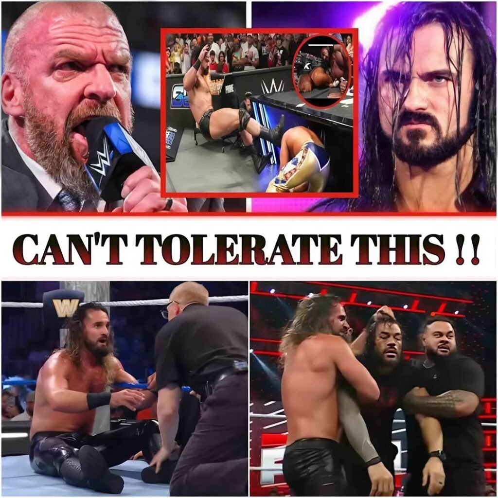 “WE DON’T DO THAT HERE” TRIPLE H JUST STRIPPED THE TITLE FROM SETH ROLLINS & FIRES HIM FOR THIS