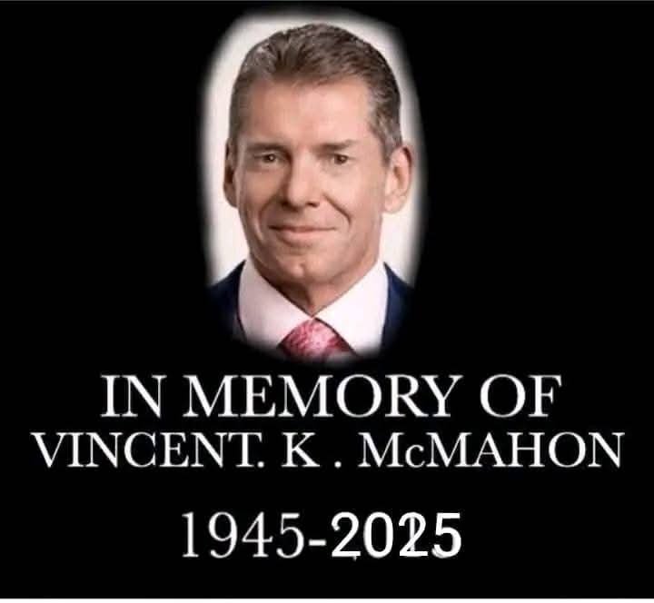 Sad News from Mr Vince McMahon