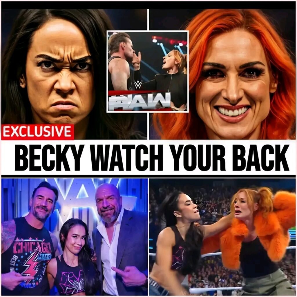 AJ LEE SPEAKS OUT AFTER BECKY LYNCH HITS CM Punk
