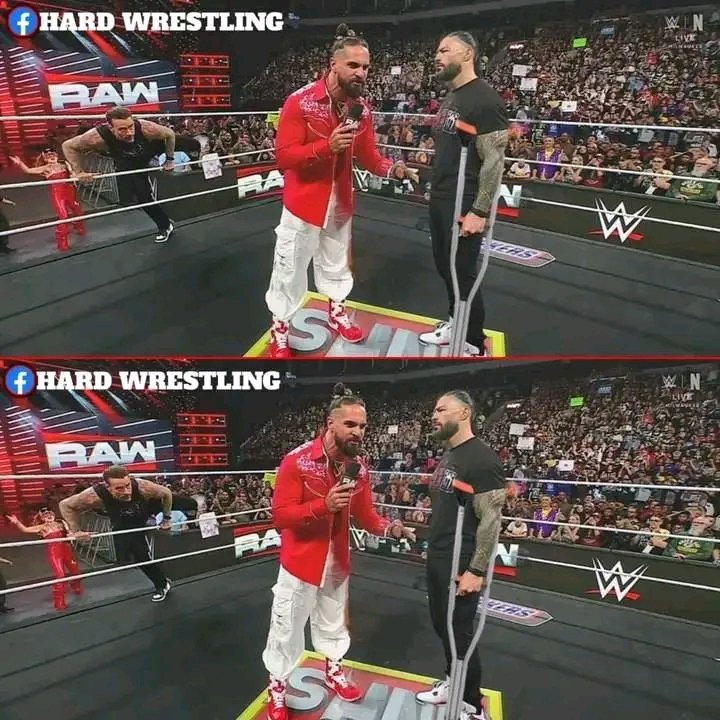 Oh OMG Roman reigns is Back After the injury Confront to WWE world Heavyweight Champion Seth Rollins & CM Punk’s…… today WWE Monday Night Raw