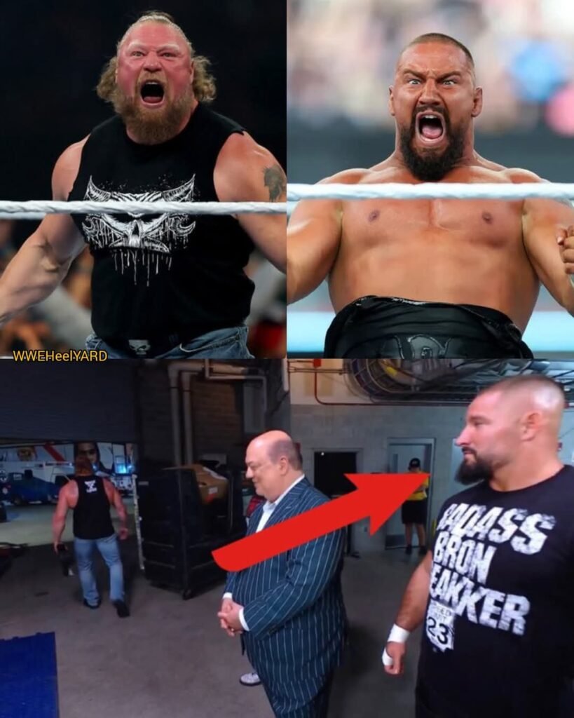 WWE STAR Brock Lesnar suffered an awkward wardrobe malfunction when he faced R-Truth on SmackDown