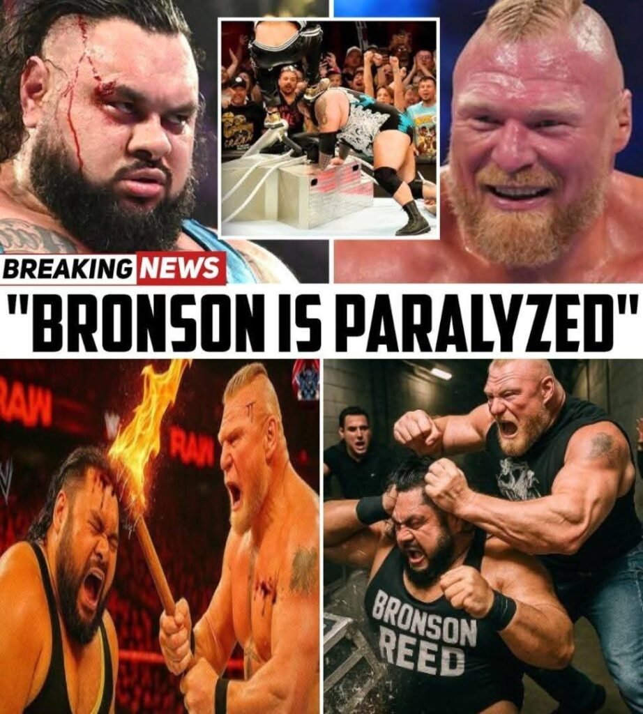 TOTAL DOMINATION🔥 BROCK LESNAR DESTROYS BRONSON REED IN A MATCH FANS WILL NEVER FORGET!