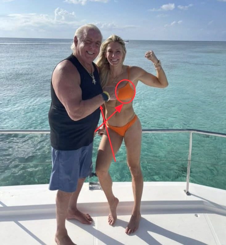 Ric flair enjoying with gf