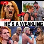 BECKY LYNCH REACTS AS SETH ROLLINS TREMBLES UN FEAR AGAINST CODY RHODES IN CROWN JEWEL