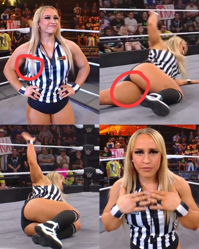 Jordynne Grace as a referee though