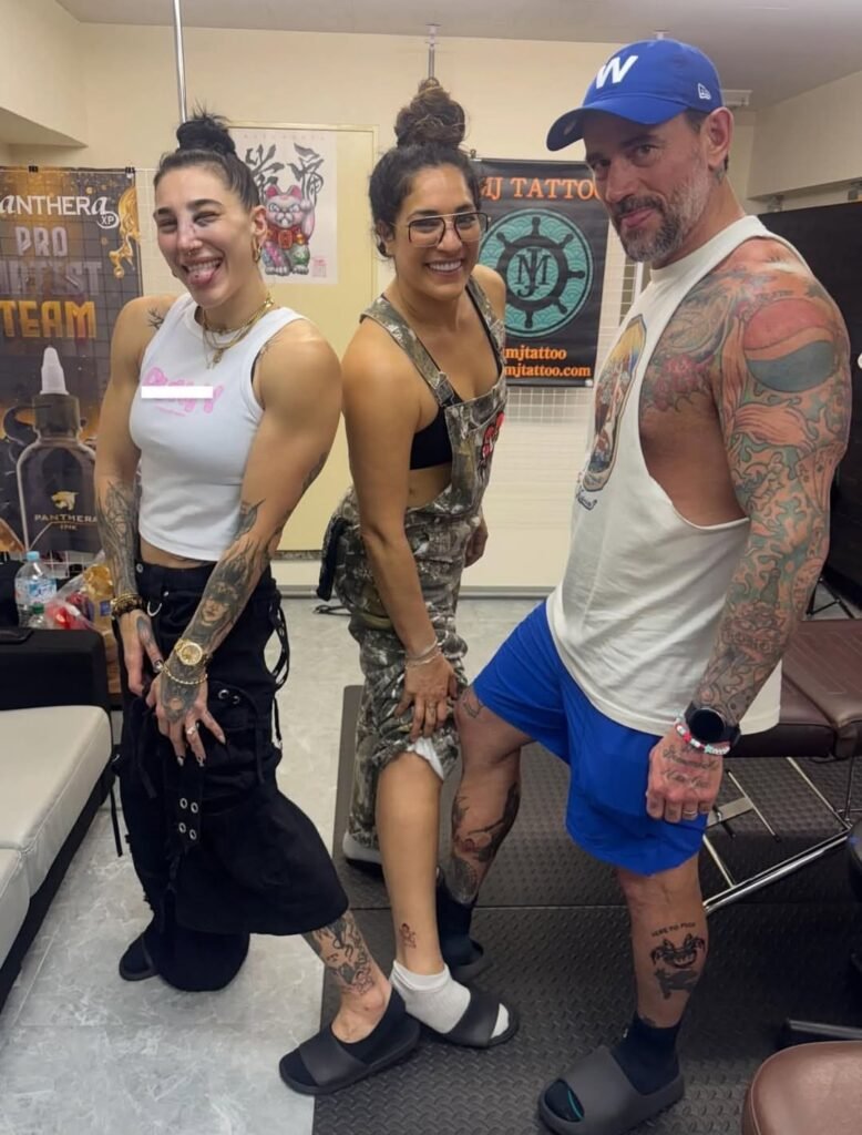 Rhea Ripley, Raquel Rodriguez and CM Punk got matching tattoos