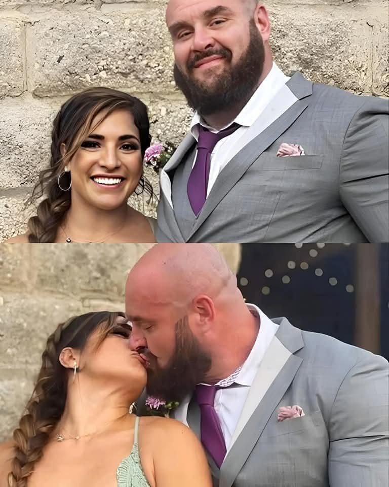 Brawn Strowman with his ex girlfriend Raquel Rodriguez Braun Strowman suddenly appears as a referee; features in a match with three WWE legends